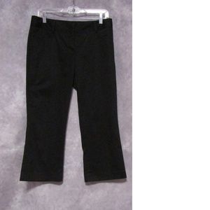Express Black Cropped Pants Capris Size 6